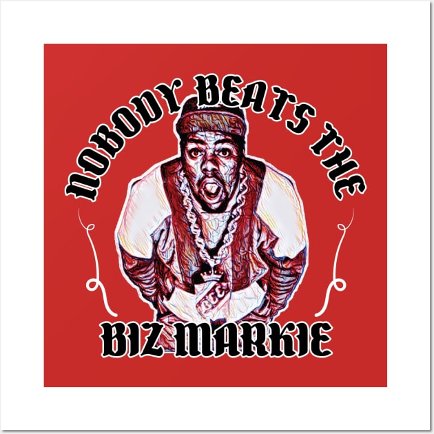 Nobody beats the biz //// Vintage Hip Hop Design Wall Art by Trendsdk